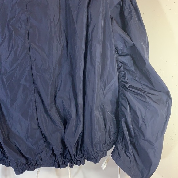 NWOT. Boho ASOS 0 Black Oversized Full Zip Drawstring Jacket. - Picture 11 of 11